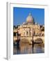 Sant'Angelo Bridge and St. Peter's Basilica-Sylvain Sonnet-Framed Premium Photographic Print