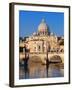 Sant'Angelo Bridge and St. Peter's Basilica-Sylvain Sonnet-Framed Premium Photographic Print