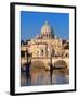 Sant'Angelo Bridge and St. Peter's Basilica-Sylvain Sonnet-Framed Premium Photographic Print