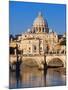 Sant'Angelo Bridge and St. Peter's Basilica-Sylvain Sonnet-Mounted Premium Photographic Print