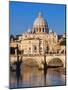 Sant'Angelo Bridge and St. Peter's Basilica-Sylvain Sonnet-Mounted Photographic Print