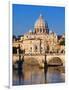 Sant'Angelo Bridge and St. Peter's Basilica-Sylvain Sonnet-Framed Photographic Print