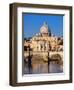 Sant'Angelo Bridge and St. Peter's Basilica-Sylvain Sonnet-Framed Photographic Print