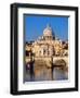 Sant'Angelo Bridge and St. Peter's Basilica-Sylvain Sonnet-Framed Photographic Print