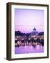 Sant'Angelo Bridge over Tiber River-Dennis Degnan-Framed Photographic Print