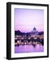 Sant'Angelo Bridge over Tiber River-Dennis Degnan-Framed Photographic Print