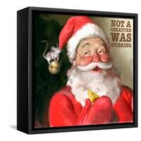 Santa 1 Stirring-Chris Consani-Framed Stretched Canvas