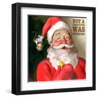 Santa 1 Stirring-Chris Consani-Framed Art Print