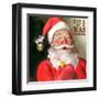 Santa 1 Stirring-Chris Consani-Framed Art Print