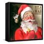 Santa 1 Stirring-Chris Consani-Framed Stretched Canvas