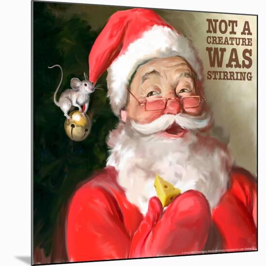 Santa 1 Stirring-Chris Consani-Mounted Art Print