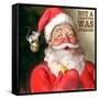 Santa 1 Stirring-Chris Consani-Framed Stretched Canvas