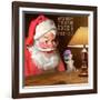 Santa 2 Sugar Plums-Chris Consani-Framed Art Print