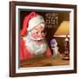 Santa 2 Sugar Plums-Chris Consani-Framed Art Print