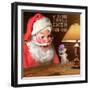 Santa 2 Sugar Plums-Chris Consani-Framed Art Print