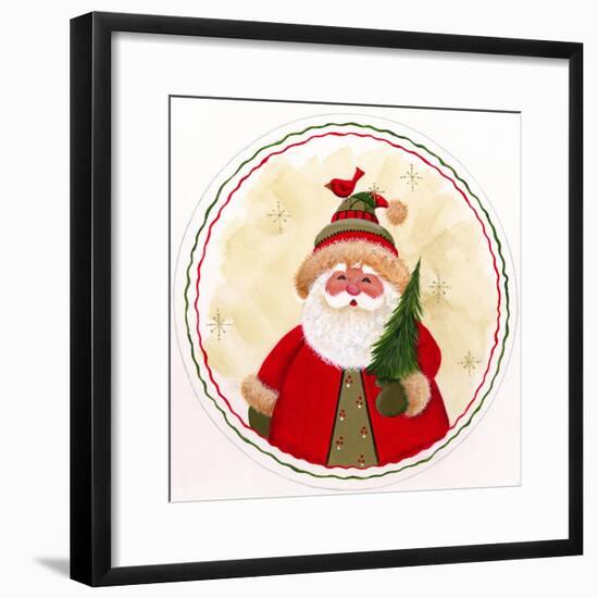 Santa 2-Beverly Johnston-Framed Giclee Print