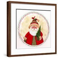Santa 2-Beverly Johnston-Framed Giclee Print