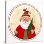 Santa 2-Beverly Johnston-Stretched Canvas