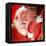 Santa 3 Stockings-Chris Consani-Framed Stretched Canvas