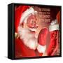 Santa 3 Stockings-Chris Consani-Framed Stretched Canvas