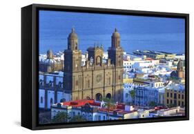 Santa Ana Cathedral, Vegueta Old Town, Las Palmas de Canary Islands, Spain-Neil Farrin-Framed Stretched Canvas