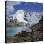 Santa Ana Lake, Raura Range, Peru-null-Stretched Canvas