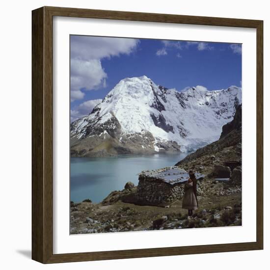 Santa Ana Lake, Raura Range, Peru-null-Framed Photographic Print