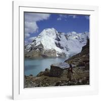 Santa Ana Lake, Raura Range, Peru-null-Framed Photographic Print