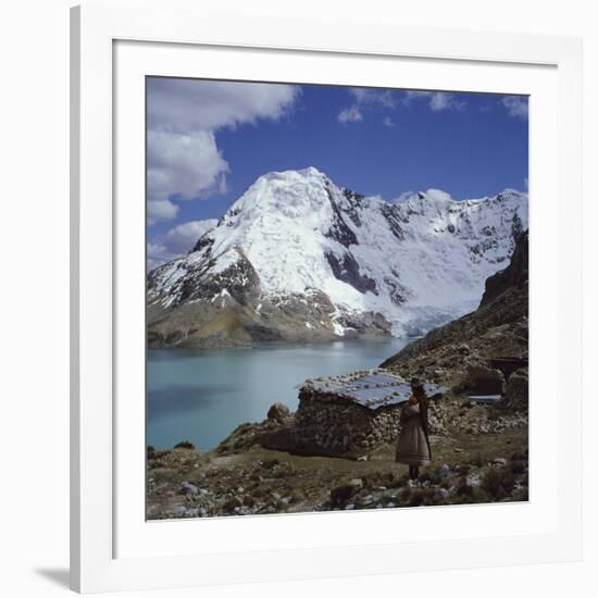 Santa Ana Lake, Raura Range, Peru-null-Framed Photographic Print