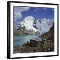 Santa Ana Lake, Raura Range, Peru-null-Framed Photographic Print