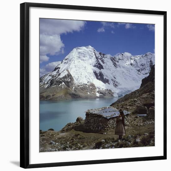 Santa Ana Lake, Raura Range, Peru-null-Framed Photographic Print