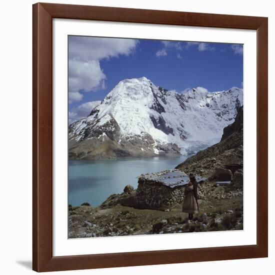 Santa Ana Lake, Raura Range, Peru-null-Framed Photographic Print