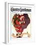 "Santa and Christmas Mouse," Country Gentleman Cover, December 1, 1933-William Meade Prince-Framed Premium Giclee Print