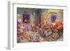 Santa and Elves, Workshop-null-Framed Giclee Print