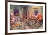 Santa and Elves, Workshop-null-Framed Giclee Print