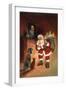 Santa and Family Pets-Hal Frenck-Framed Giclee Print