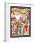 Santa And Family-Kimura Designs-Framed Giclee Print