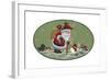 Santa and Friends-Beverly Johnston-Framed Giclee Print