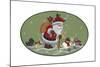 Santa and Friends-Beverly Johnston-Mounted Giclee Print