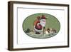 Santa and Friends-Beverly Johnston-Framed Giclee Print