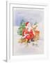 Santa and Friends-Diane Matthes-Framed Giclee Print