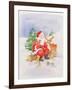 Santa and Friends-Diane Matthes-Framed Giclee Print