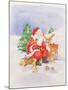 Santa and Friends-Diane Matthes-Mounted Giclee Print