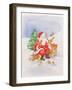 Santa and Friends-Diane Matthes-Framed Giclee Print