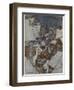 Santa and Sleigh, Rooftops-Arthur Rackham-Framed Photographic Print