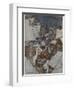 Santa and Sleigh, Rooftops-Arthur Rackham-Framed Photographic Print