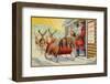 Santa and Sleigh-null-Framed Photographic Print