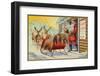 Santa and Sleigh-null-Framed Photographic Print