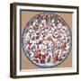 Santa and the Snowfolks-Bill Bell-Framed Giclee Print