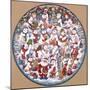 Santa and the Snowfolks-Bill Bell-Mounted Giclee Print